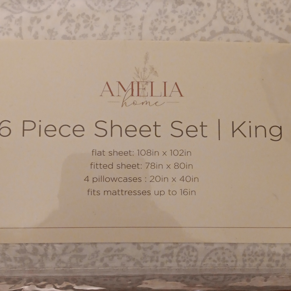 Amelia Home sheet New - Picture 6 of 9